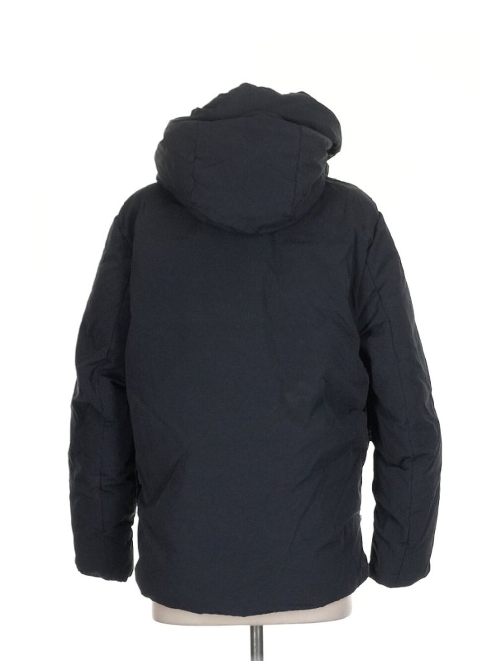 Price Drop 🔷 All Saints Small Estra Black Puffer Hooded Coat - Picture 2 of 15